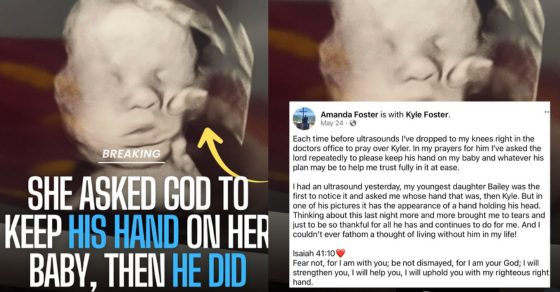 You’ll Never Believe What Happened After She Prayed And Asked God To Keep His Hand On Her Baby - Featured image